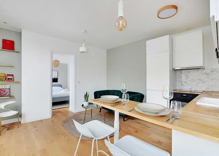 Modern Flat 2p In The Heart Of Marais Apartament Paryż